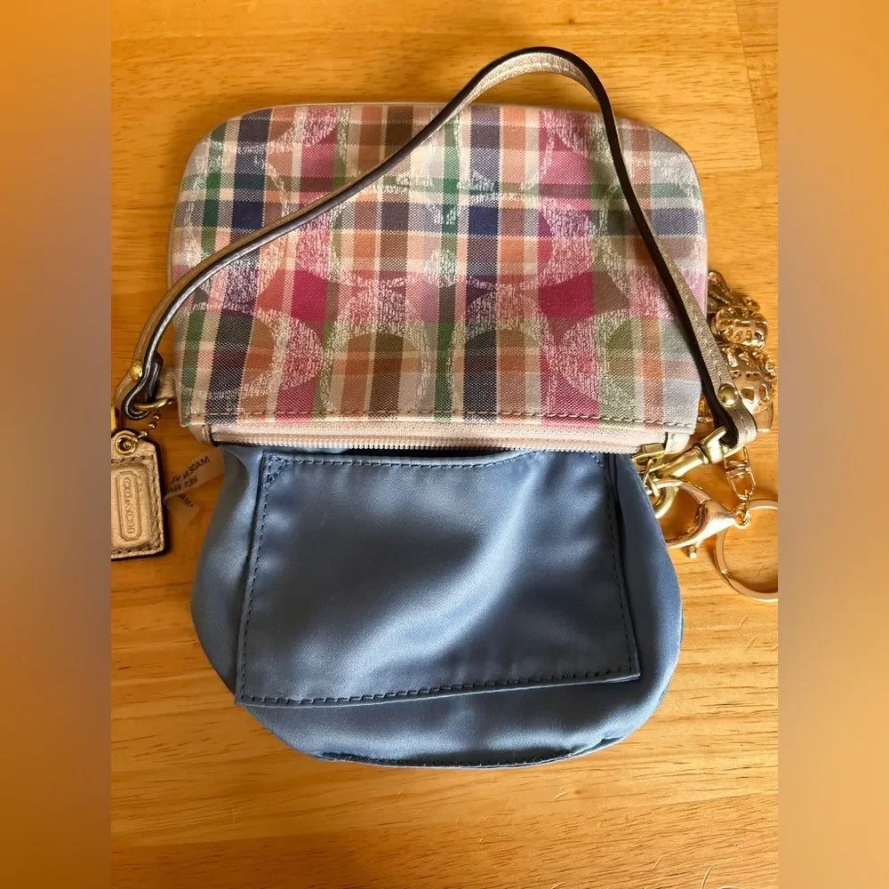 Coach stylish plaid